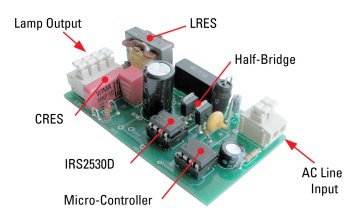 electronic ballast components